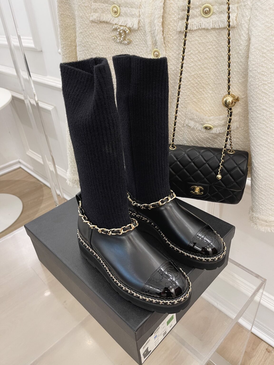 Chanel Çorap Botlar - Glimmer of Luxury