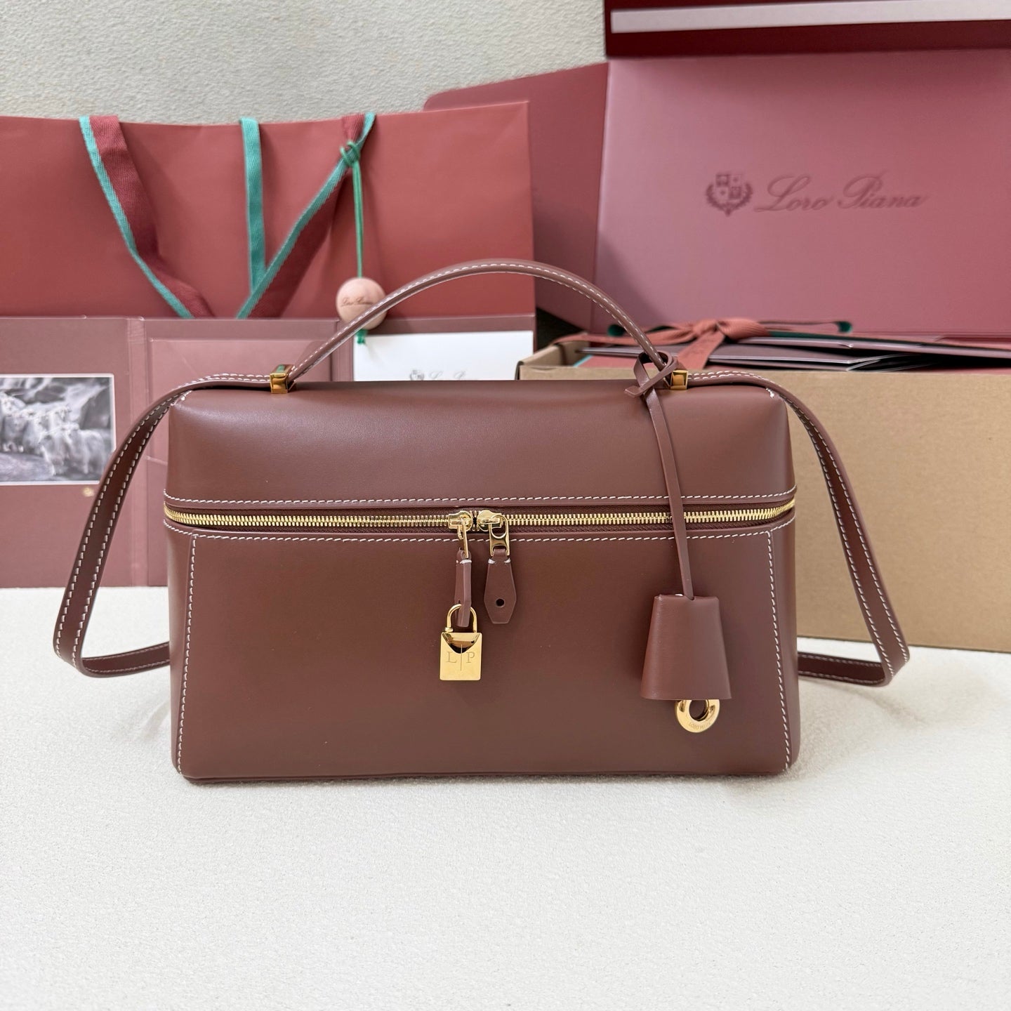 Loro Piana Extra Pocket L19 Clutch Handbag