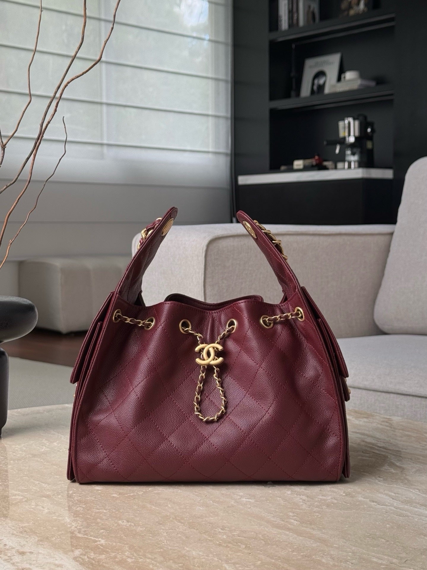 Chanel 25C Medium Hobo Travel Bag