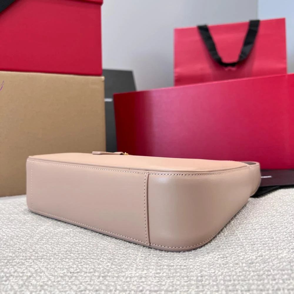 YSL Le 5 A Smooth Leather Hobo Bag