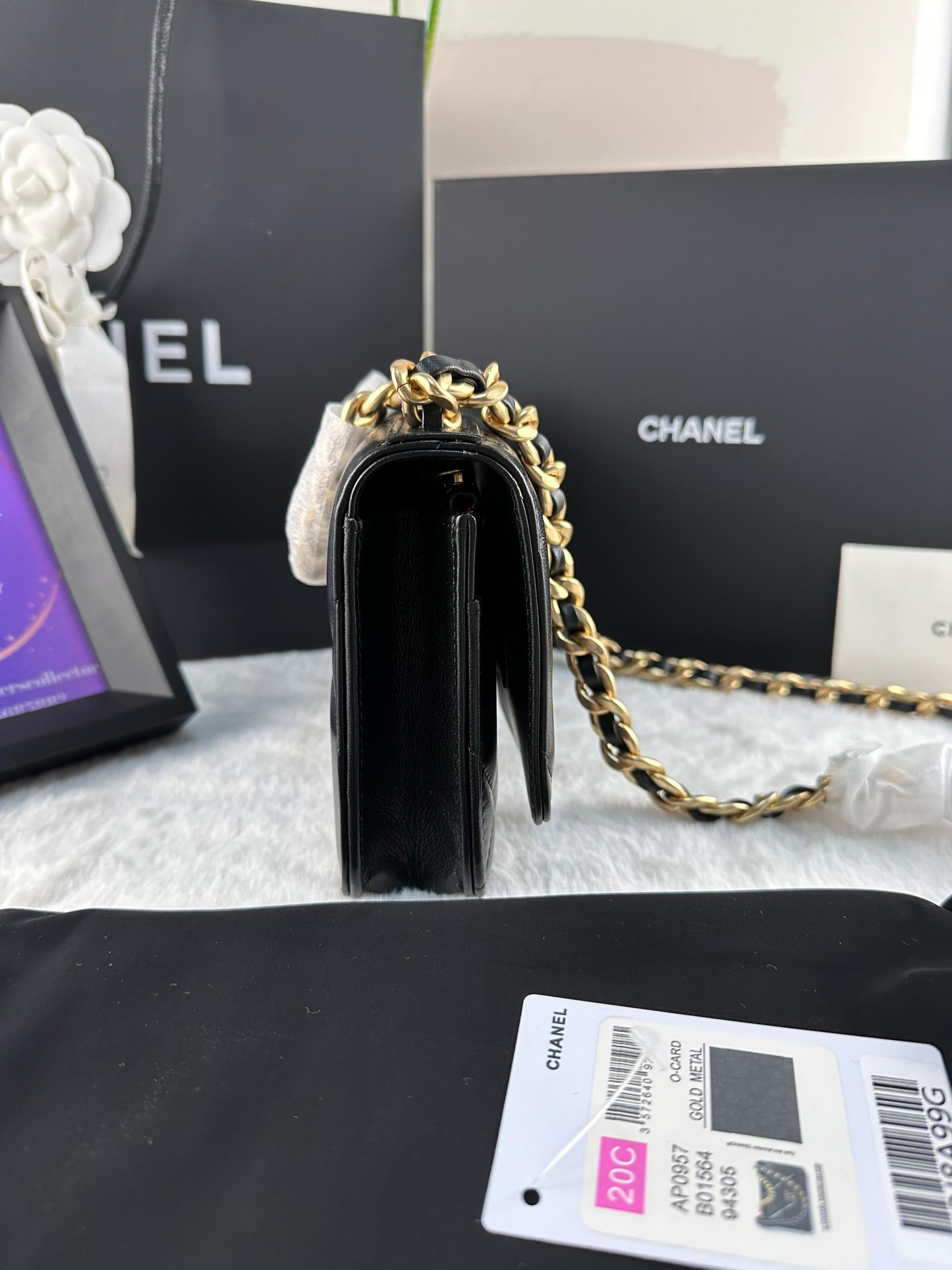 Chanel 19 Zincirli Cüzdan - Glimmer of Luxury
