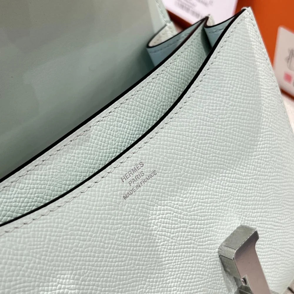 HERMES KELLY 20 MINI SELLIER ANEMONE EPSOM GOLD HARDWARE