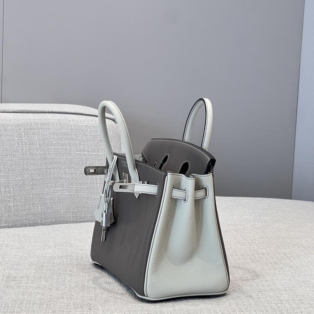 Hermès Birkin 25 HSS Etain ve Beton Togo