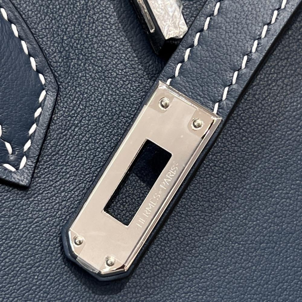 Hermès Birkin 25 Indigo HSS Swift