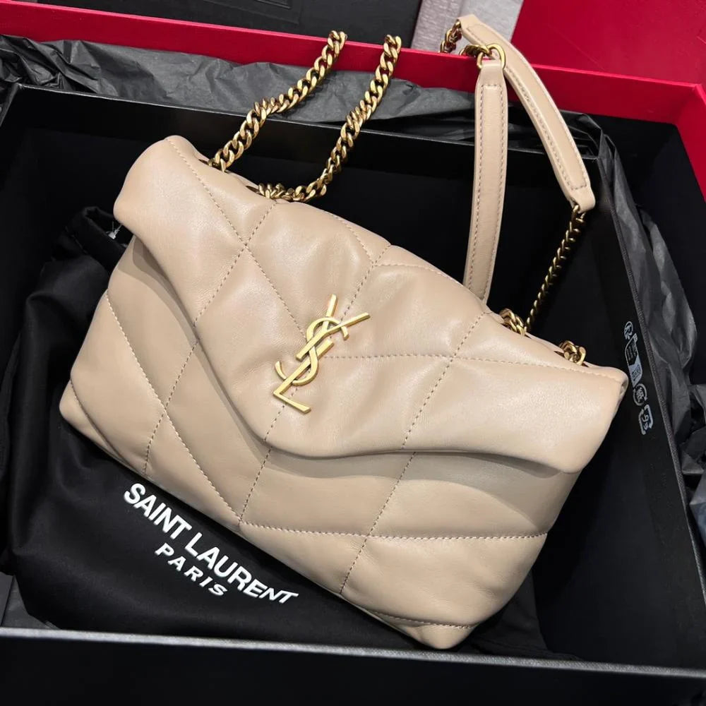 Saint Laurent Puffer Omuz Çantaları - Glimmer of Luxury