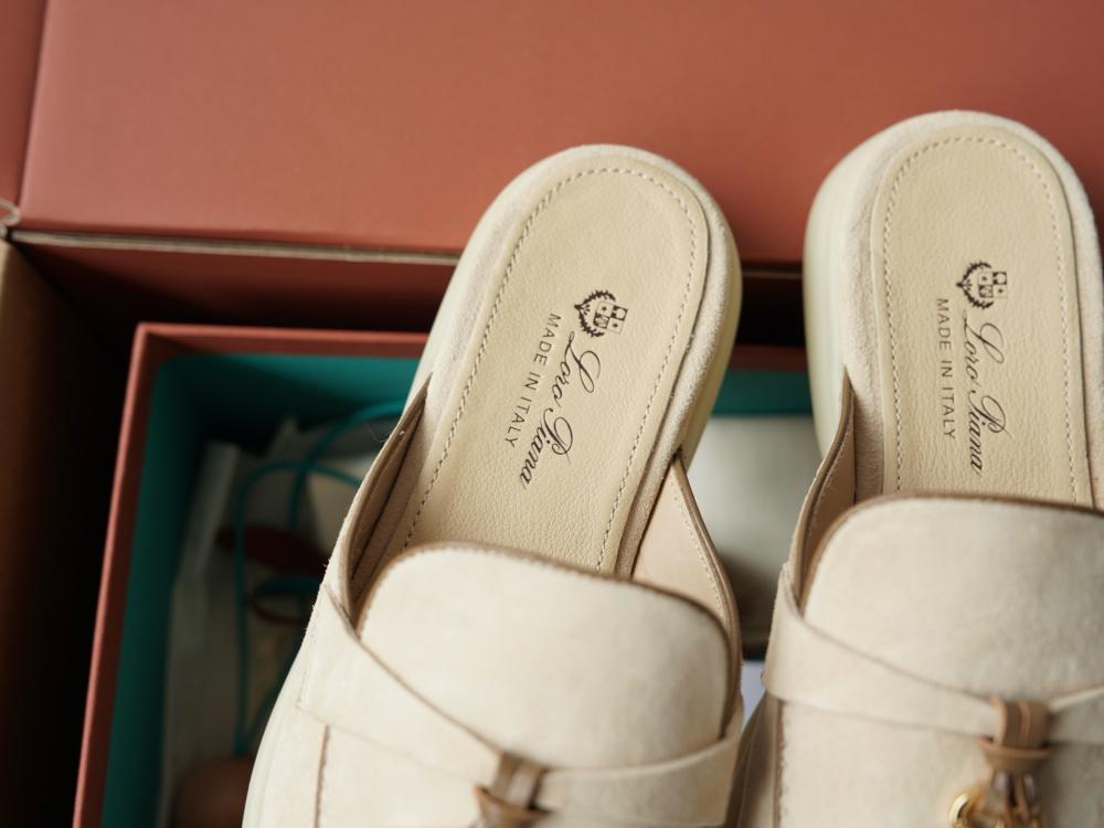 Loro Piana Charms Walk Babouche Loafer