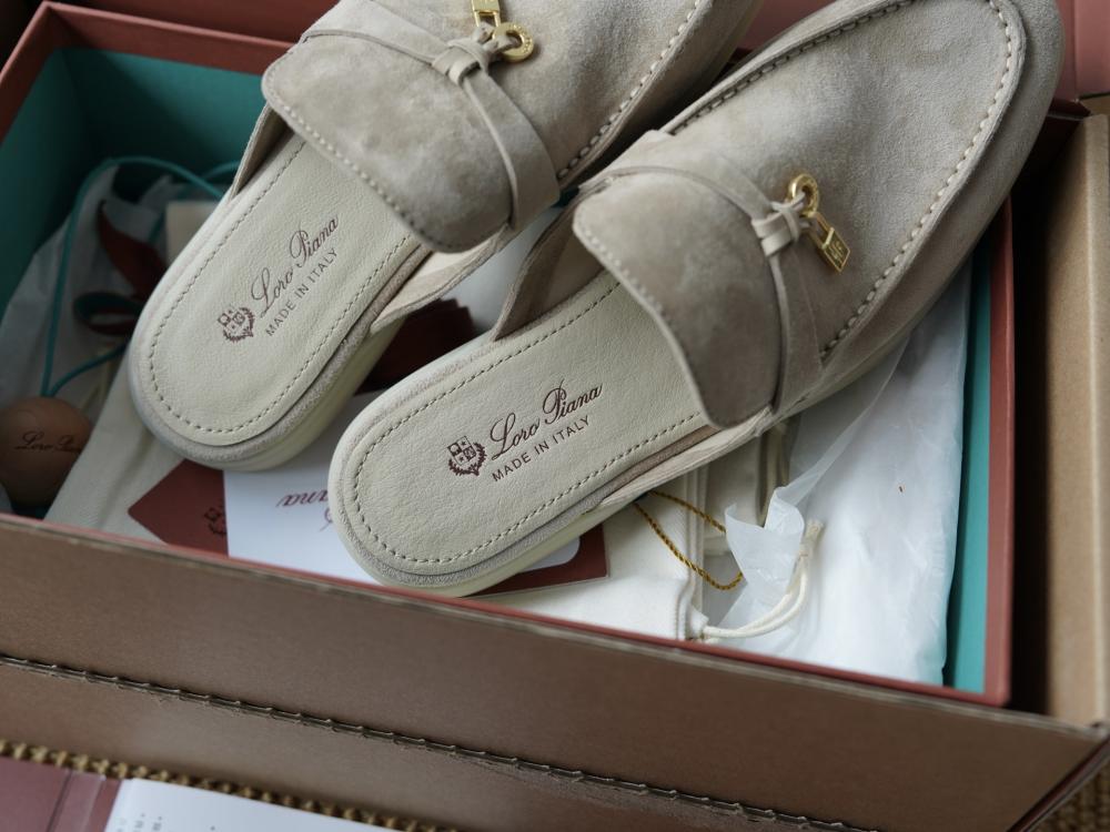 Loro Piana Charms Walk Babouche Loafer