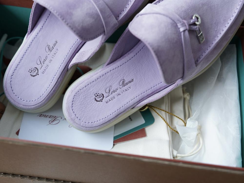 Loro Piana Charms Walk Babouche Loafer