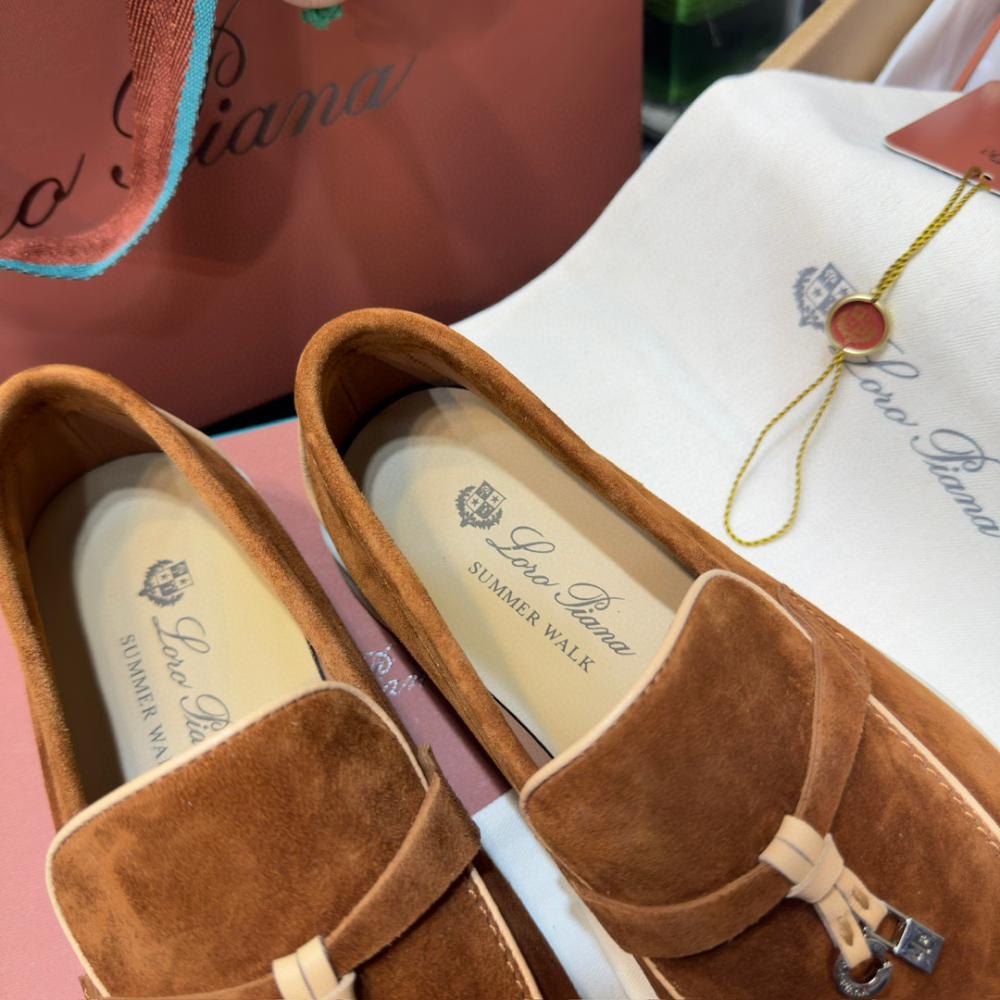 Loro Piana Yaz Büyüsü Yürüyüş Ayakkabısı - Karanfil - Glimmer of Luxury