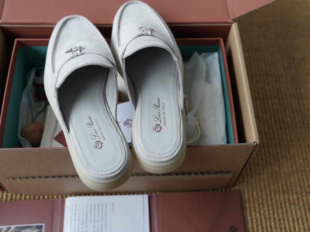 Loro Piana Charms Walk Babouche Loafer