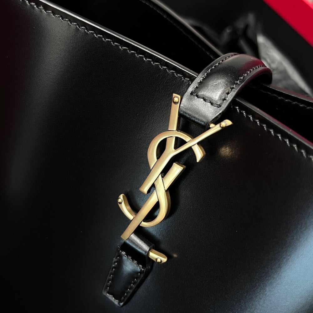 Saint Laurent LE 37 Parlak Mini Deri Çanta