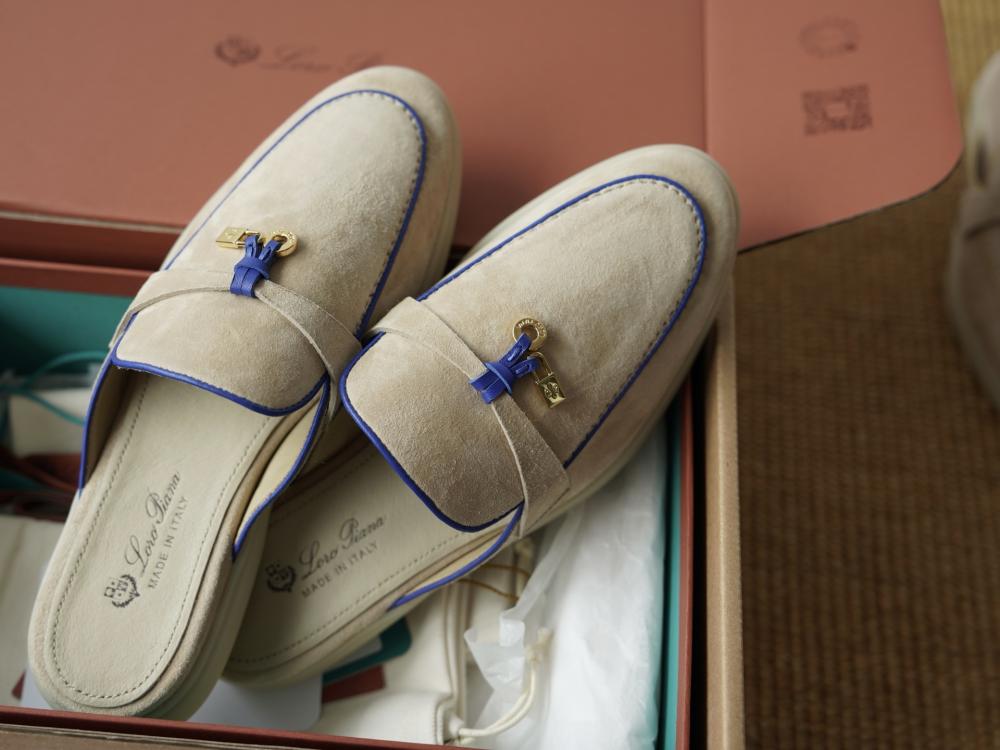 Loro Piana Charms Walk Babouche Loafer