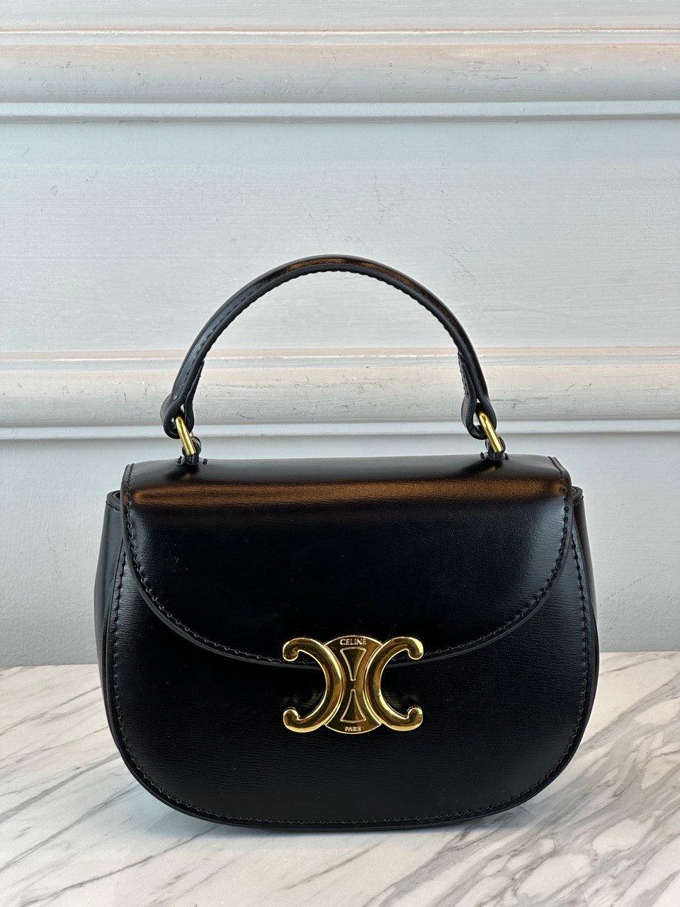 Celine Dana Derisinden Mini Besace Clea Siyah - Glimmer of Luxury