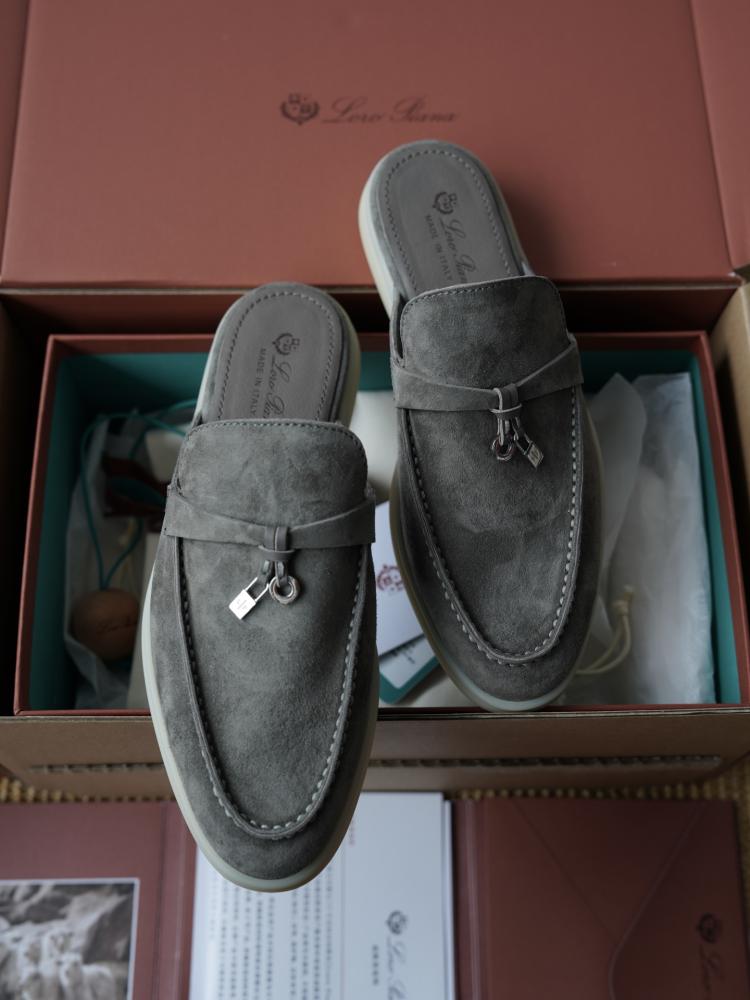 Loro Piana Charms Walk Babouche Loafer