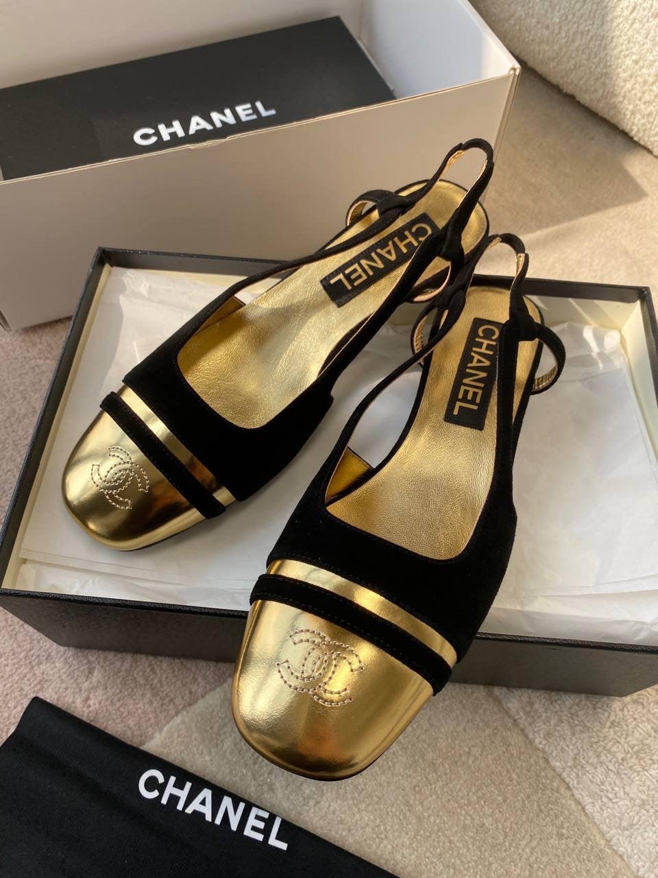 Chanel Arkadan Bağlamalı Topuklu Ayakkabı - Glimmer of Luxury