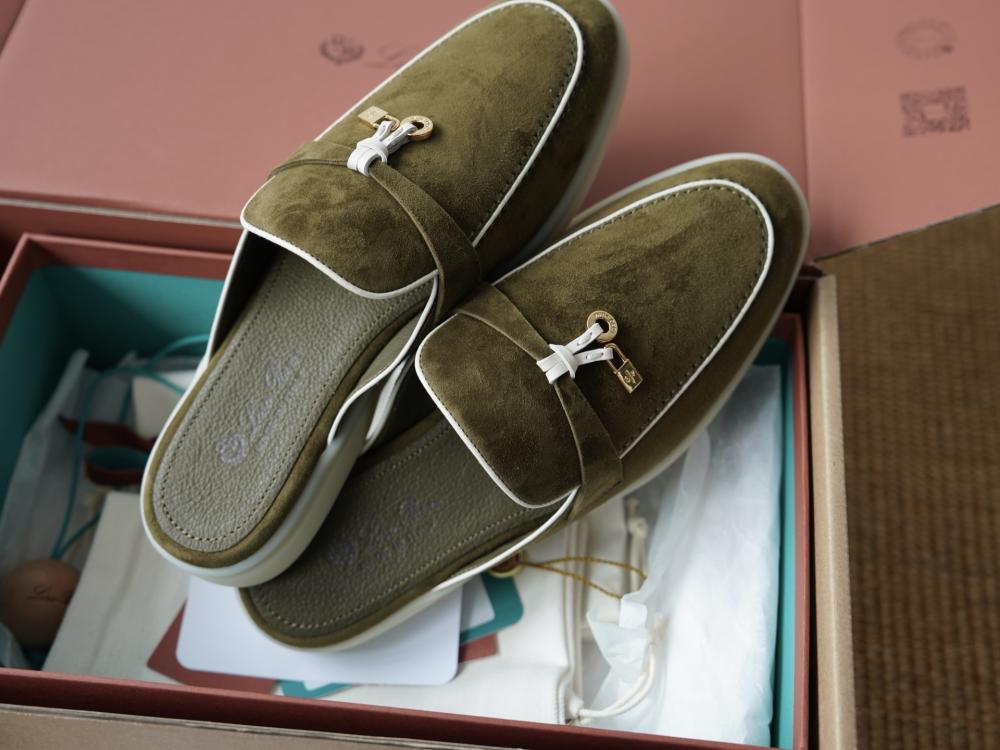 Loro Piana Charms Walk Babouche Loafer