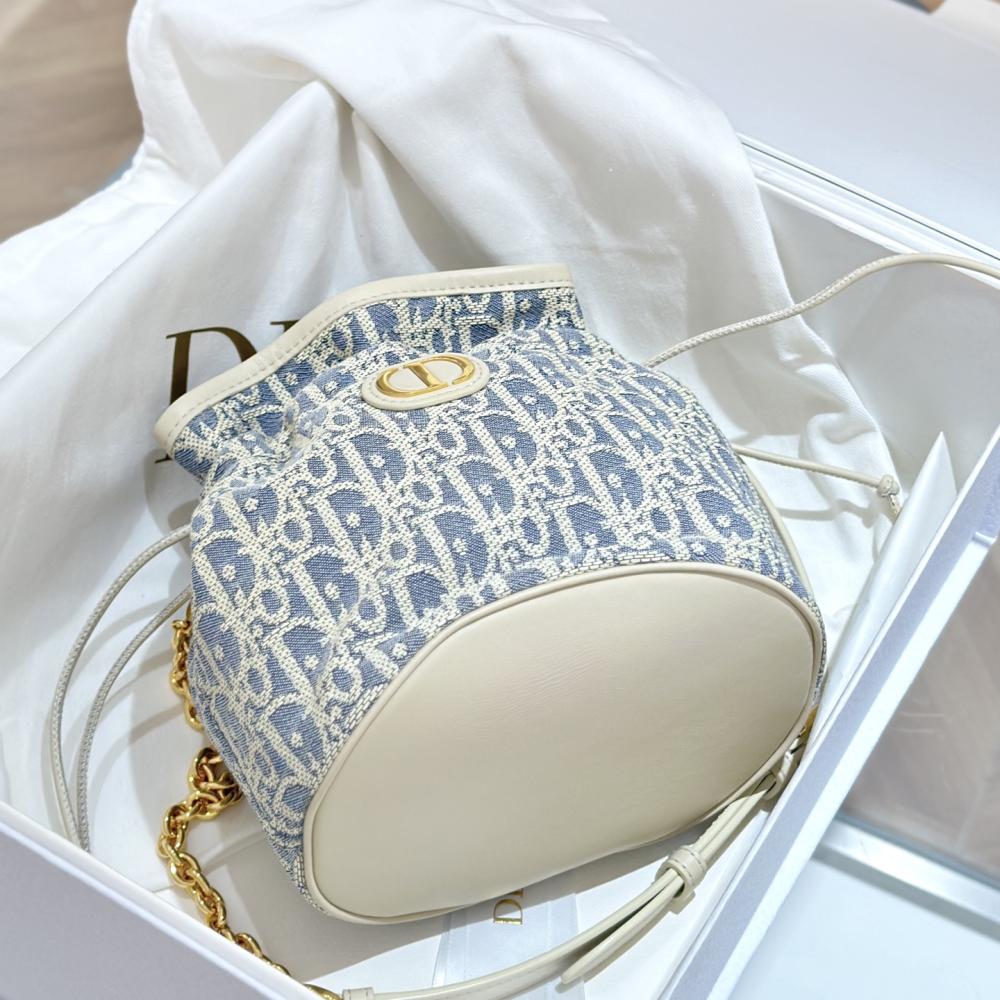 Dior 30 Montaigne Mini Lace-Up Bucket Bag