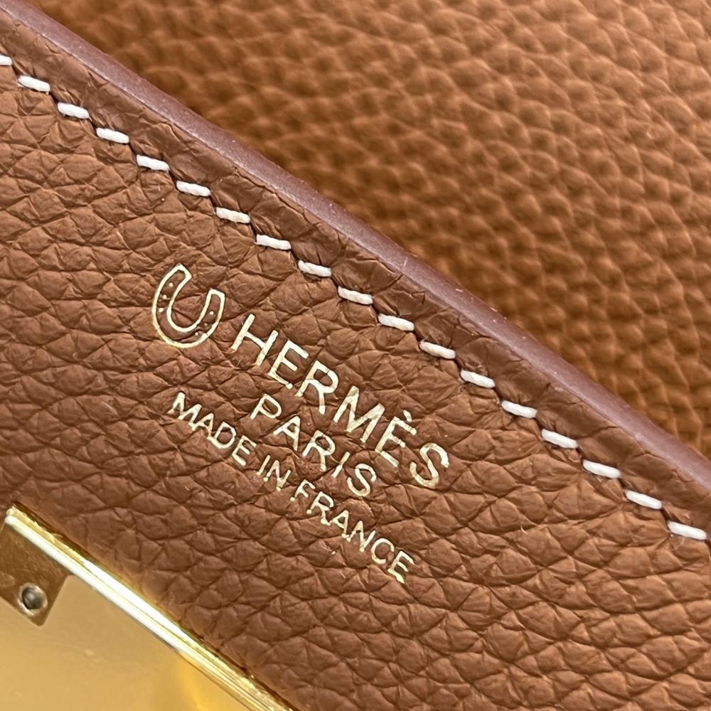 Hermès Birkin 30 Gold and Chalk Togo