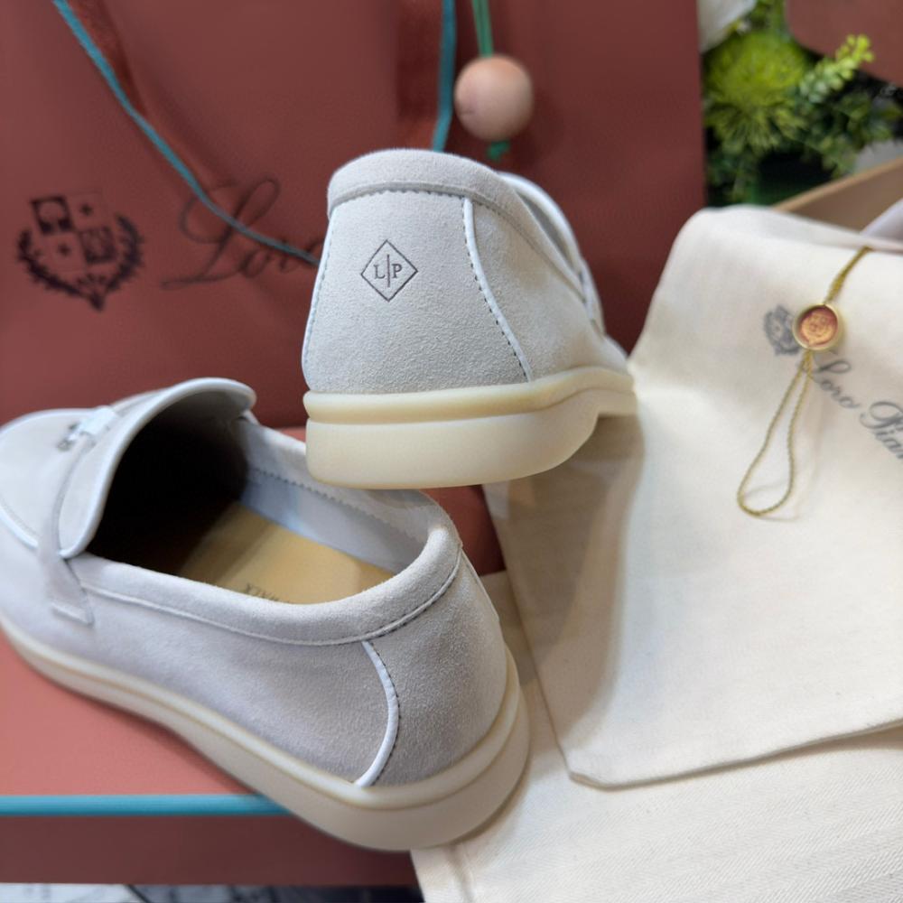 Loro Piana Yaz Büyüsü Yürüyüş Ayakkabısı - İnci Tozu (A760) - Glimmer of Luxury