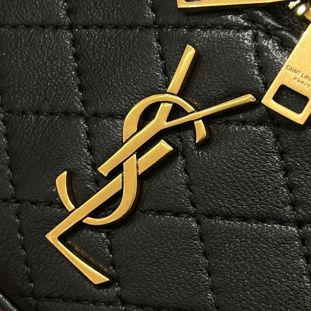 Saint Laurent Gaby Kuzu Derisinden Makyaj Çantası