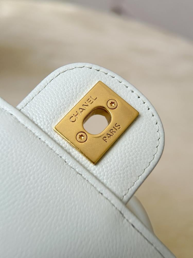 Chanel 26P Mini Shoulder Bag – Light Yellow Glossy Grained Calfskin