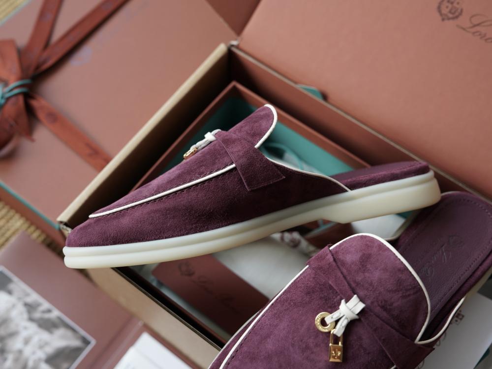 Loro Piana Charms Walk Babouche Loafer