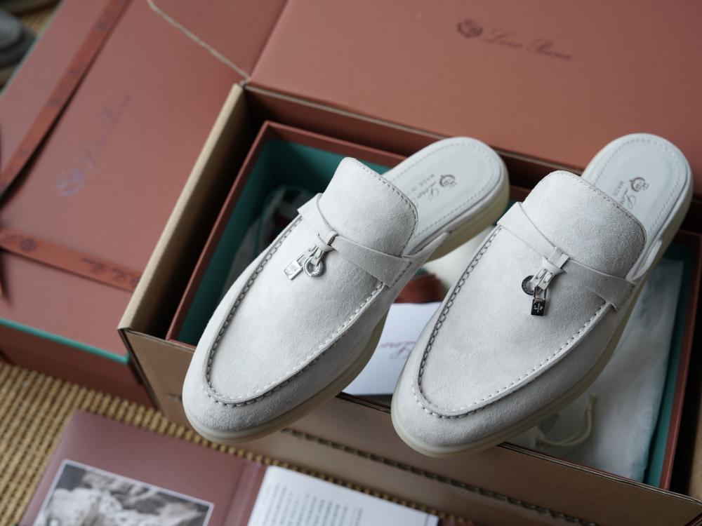 Loro Piana Charms Walk Babouche Loafer