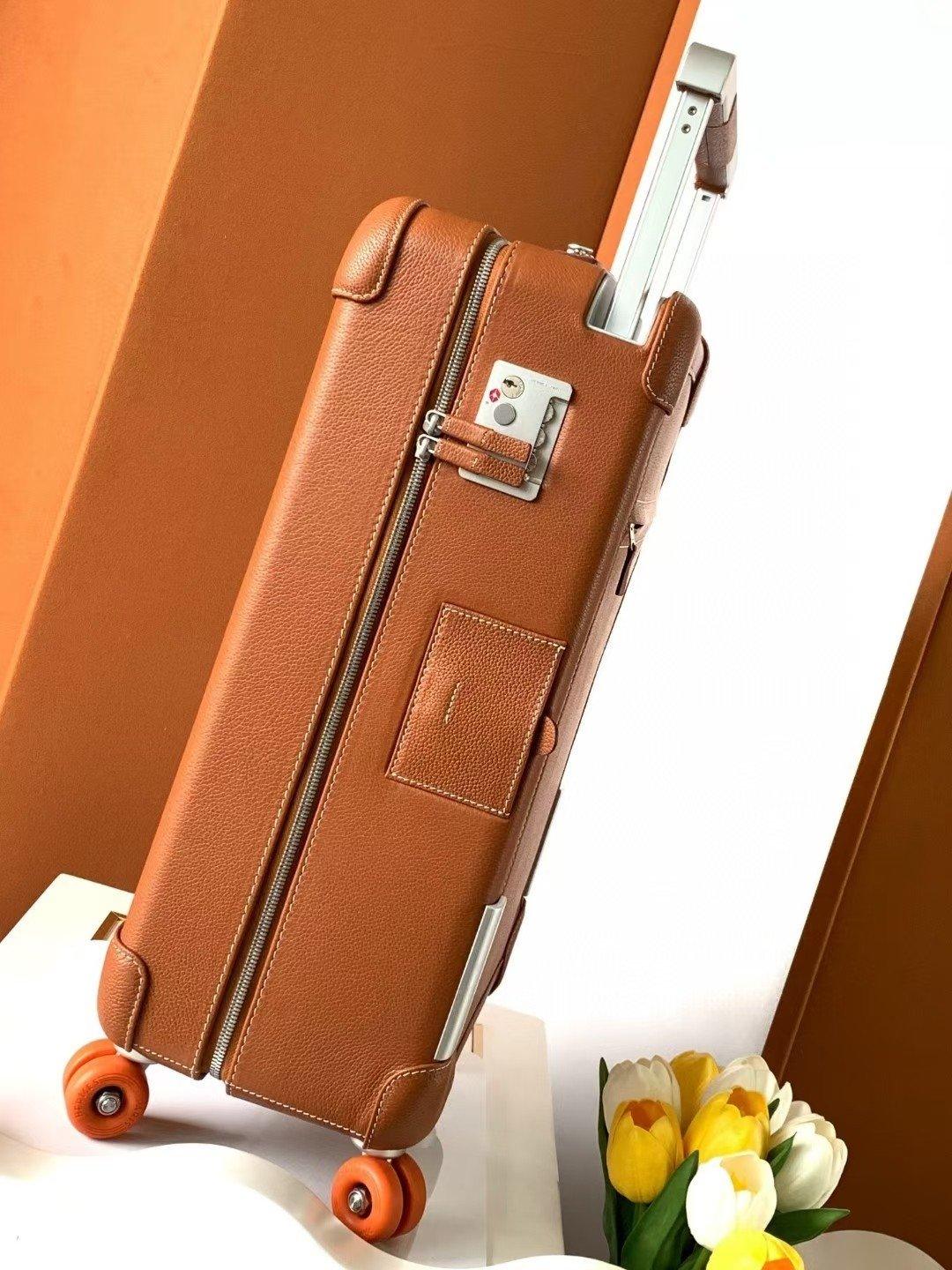 Hermès Gold Regate R.M.S. Rolling Mobility Togo Deri Valiz - Glimmer of Luxury