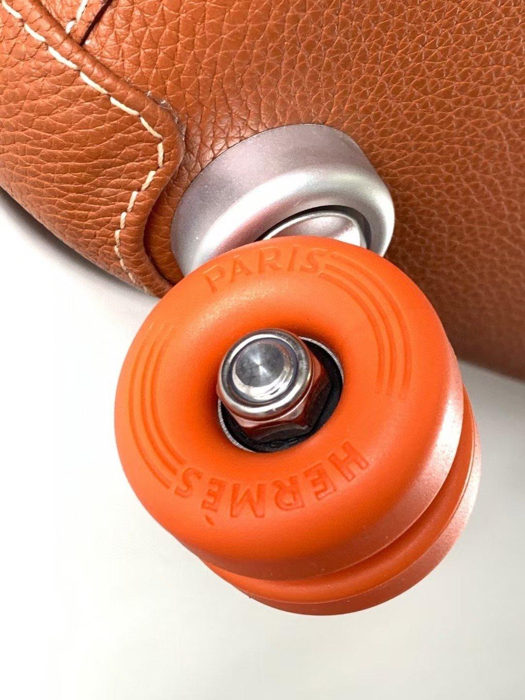 Hermès Gold Regate R.M.S. Rolling Mobility Togo Deri Valiz - Glimmer of Luxury