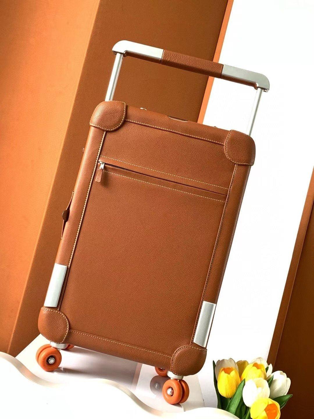 Hermès Gold Regate R.M.S. Rolling Mobility Togo Deri Valiz - Glimmer of Luxury