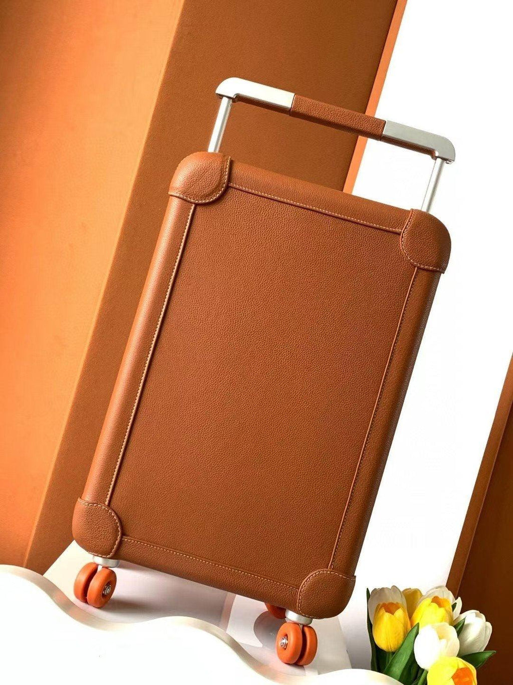 Hermès Gold Regate R.M.S. Rolling Mobility Togo Deri Valiz - Glimmer of Luxury