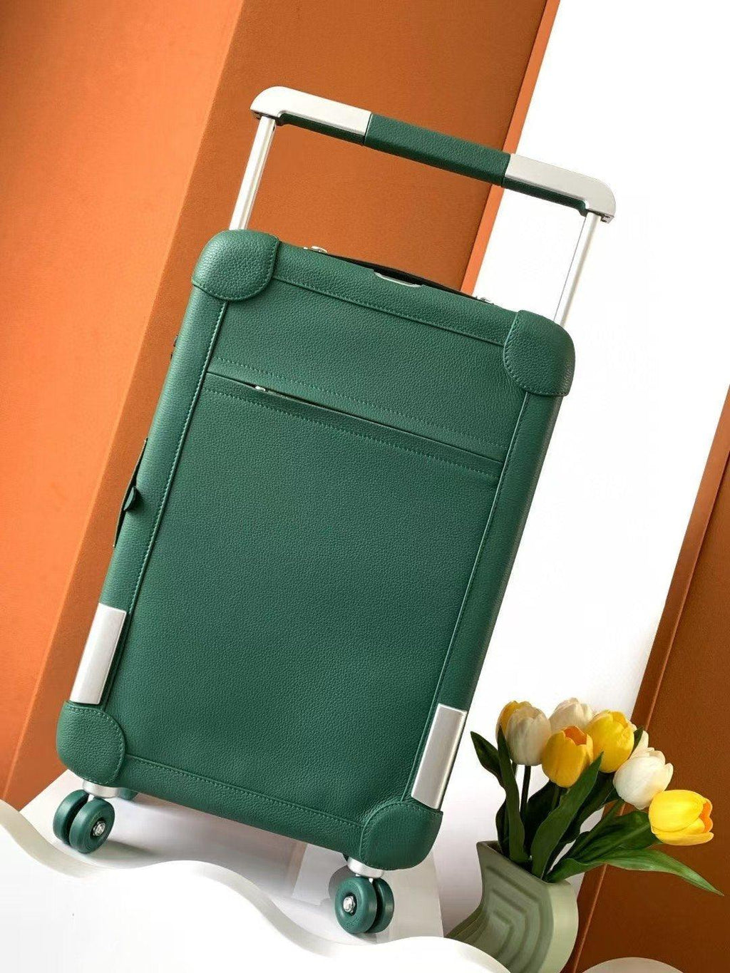Hermès Yeşil Regate R.M.S. Rolling Mobility Togo Deri Valiz - Glimmer of Luxury