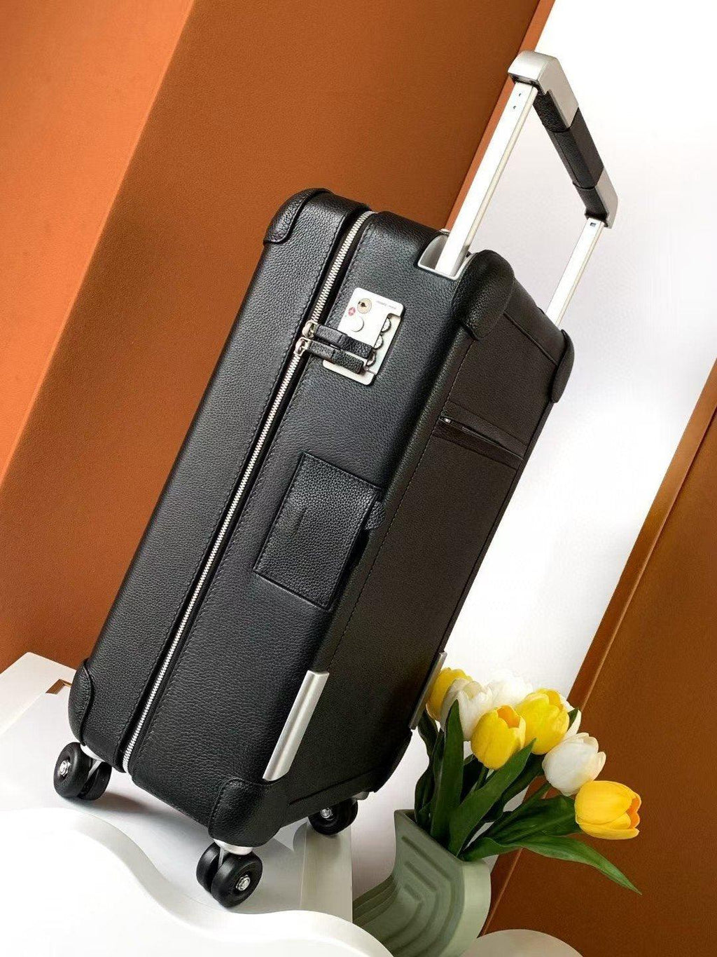 Hermès Siyah Regate R.M.S. Rolling Mobility Togo Deri Valiz - Glimmer of Luxury