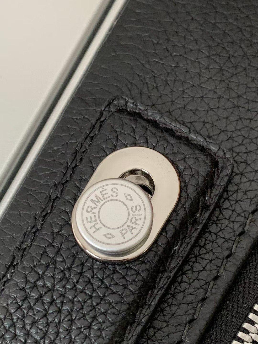 Hermès Siyah Regate R.M.S. Rolling Mobility Togo Deri Valiz - Glimmer of Luxury