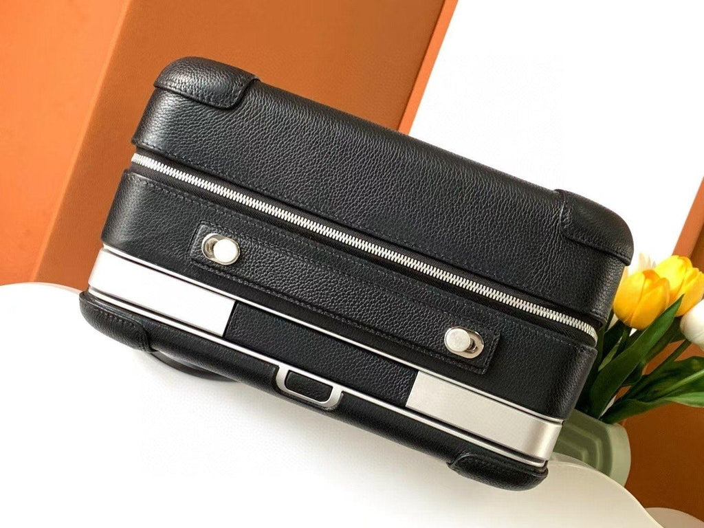 Hermès Siyah Regate R.M.S. Rolling Mobility Togo Deri Valiz - Glimmer of Luxury