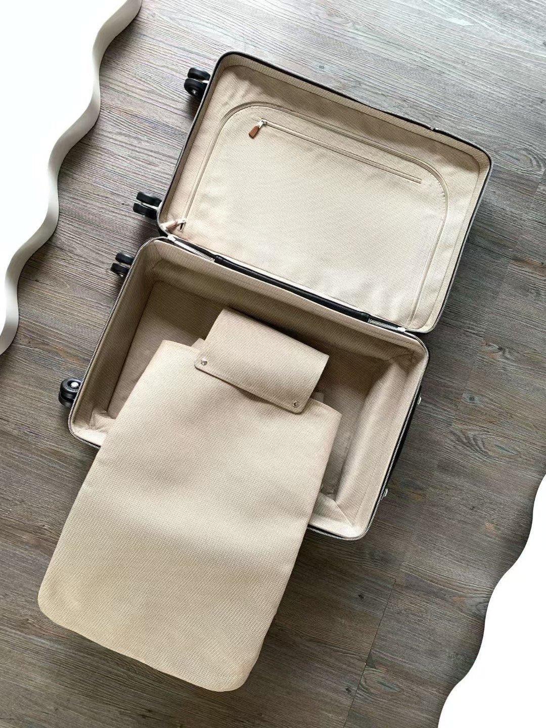 Hermès Siyah Regate R.M.S. Rolling Mobility Togo Deri Valiz - Glimmer of Luxury