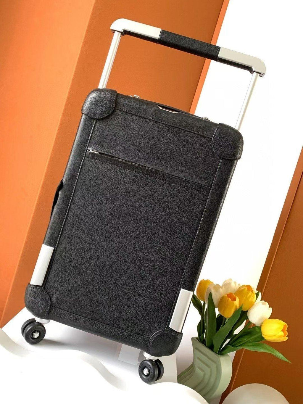 Hermès Siyah Regate R.M.S. Rolling Mobility Togo Deri Valiz - Glimmer of Luxury