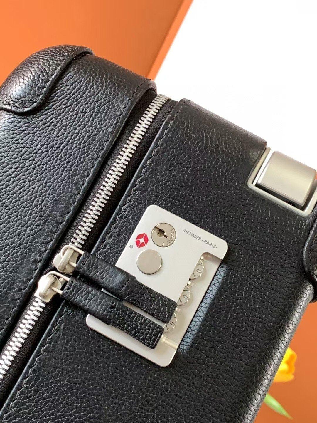 Hermès Siyah Regate R.M.S. Rolling Mobility Togo Deri Valiz - Glimmer of Luxury