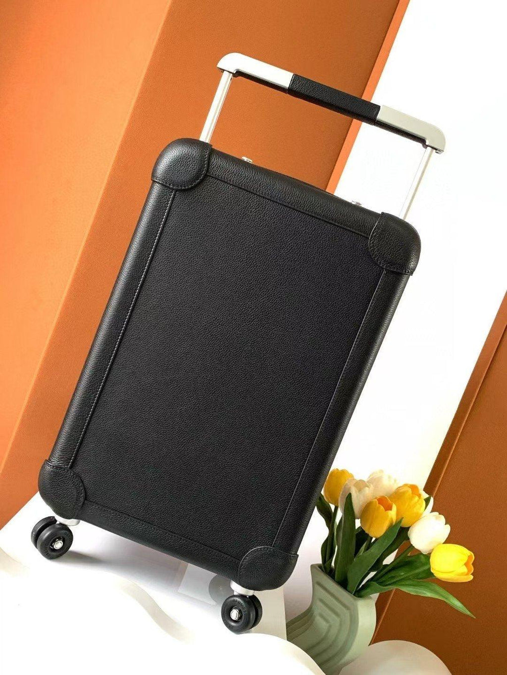 Hermès Siyah Regate R.M.S. Rolling Mobility Togo Deri Valiz - Glimmer of Luxury