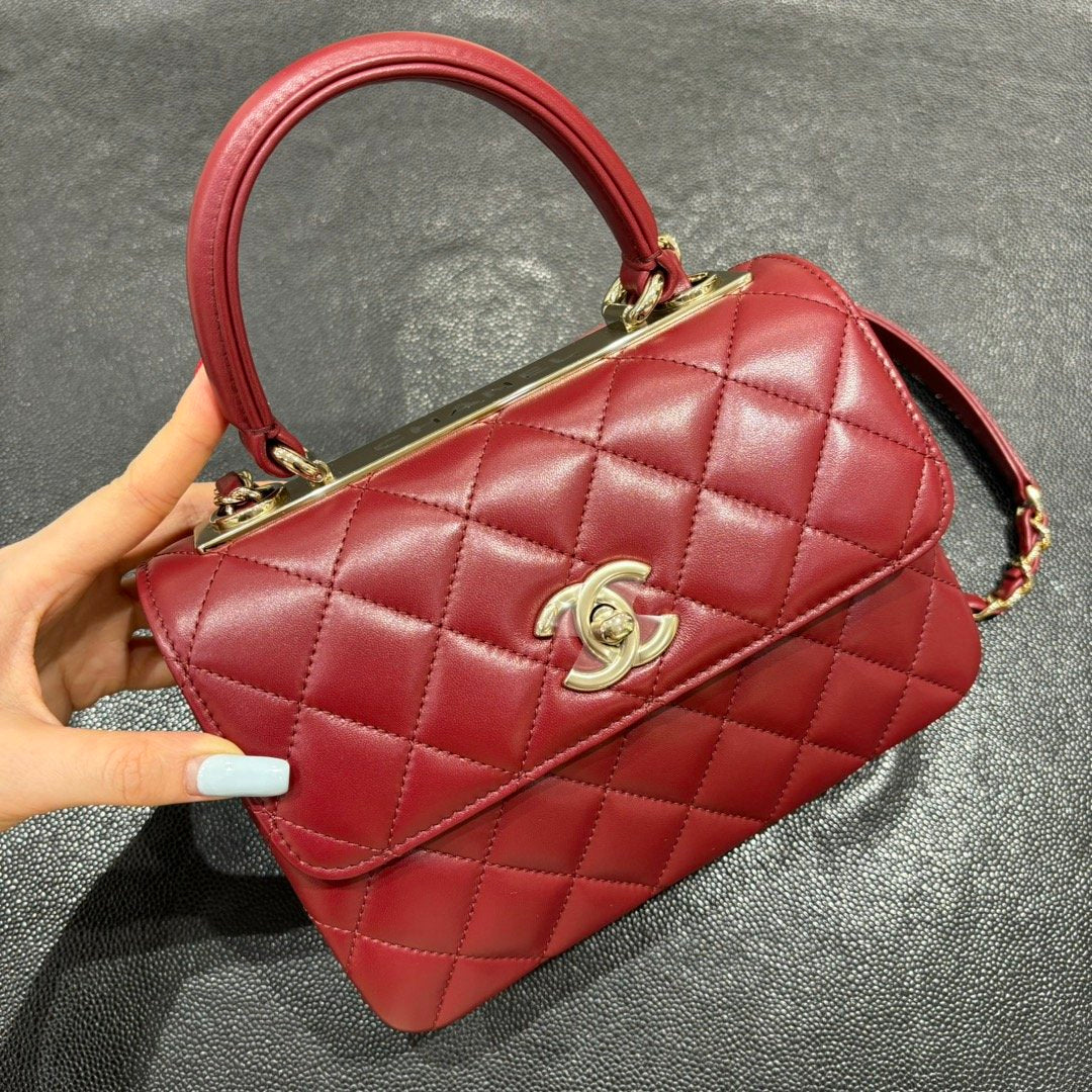Chanel Trendy 2025 Küçük Kuzu Derisi GHW - Glimmer of Luxury