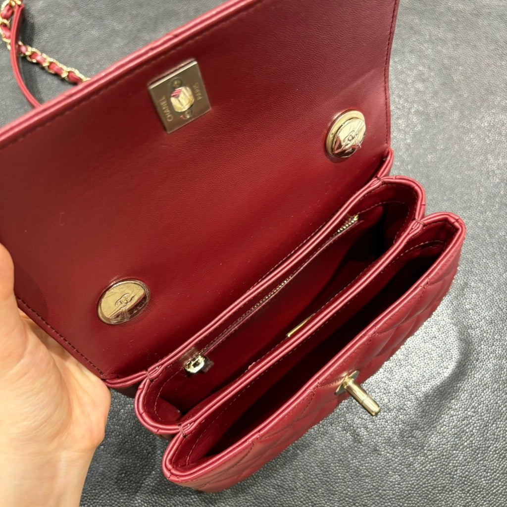 Chanel Trendy 2025 Küçük Kuzu Derisi GHW - Glimmer of Luxury