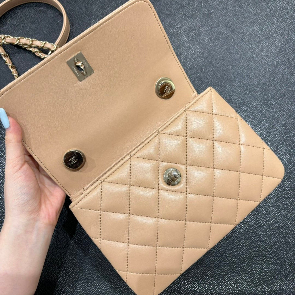 Chanel Trendy 2025 Küçük Kuzu Derisi GHW - Glimmer of Luxury
