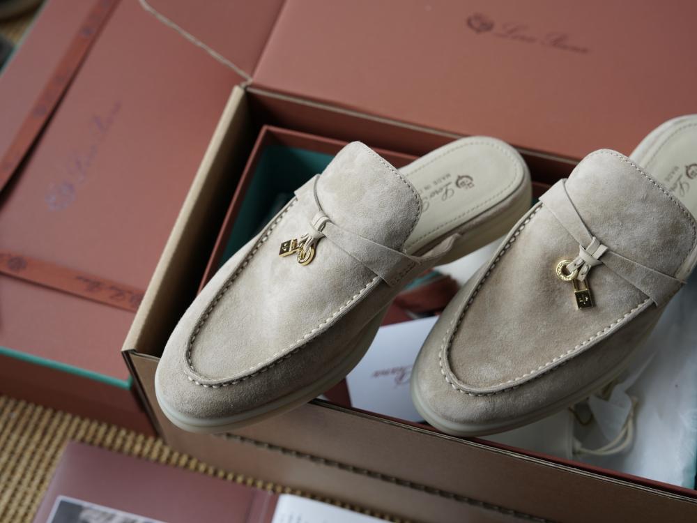 Loro Piana Charms Walk Babouche Loafer