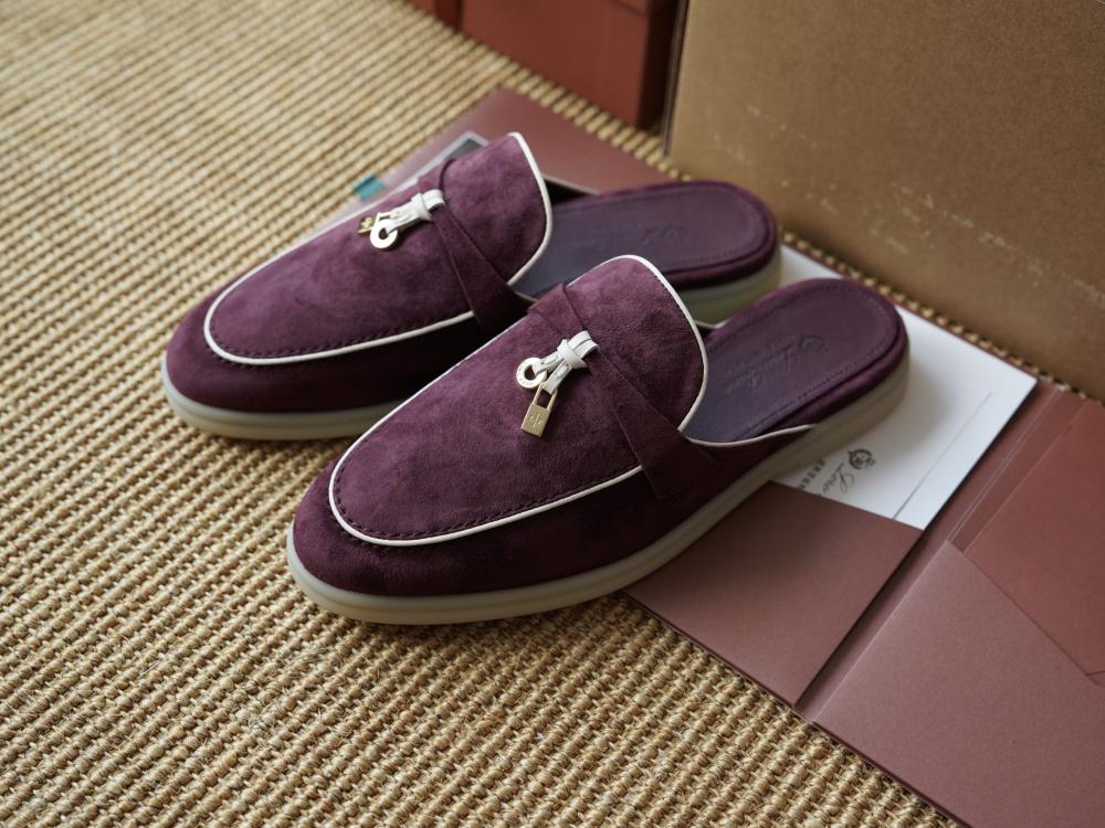 Loro Piana Charms Walk Babouche Loafer