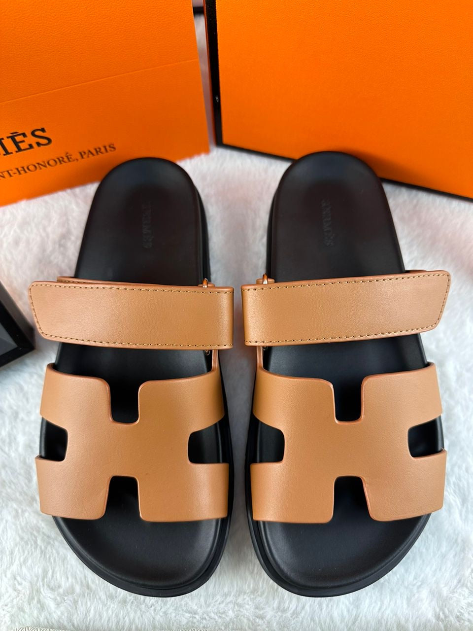 Hermès Chypre Sandalet - Doğal - Glimmer of Luxury