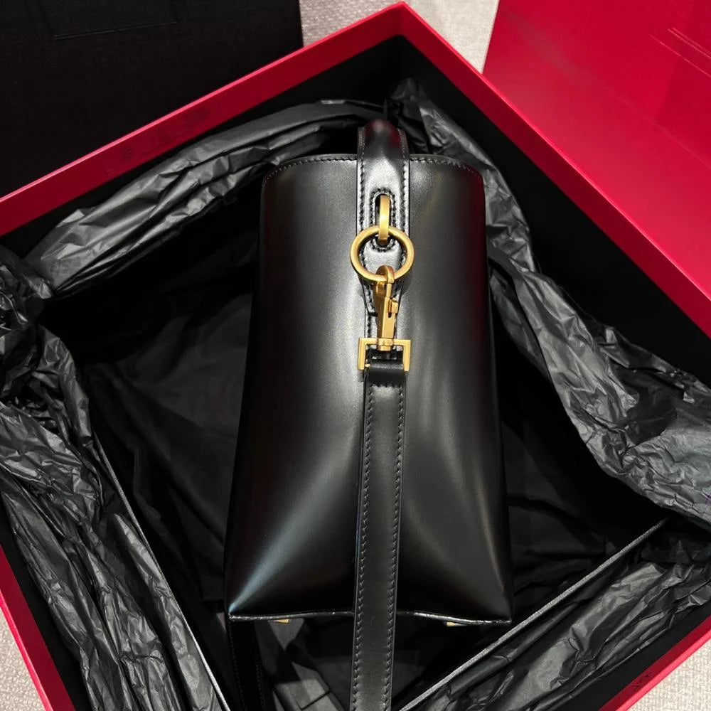 Saint Laurent LE 37 Parlak Mini Deri Çanta