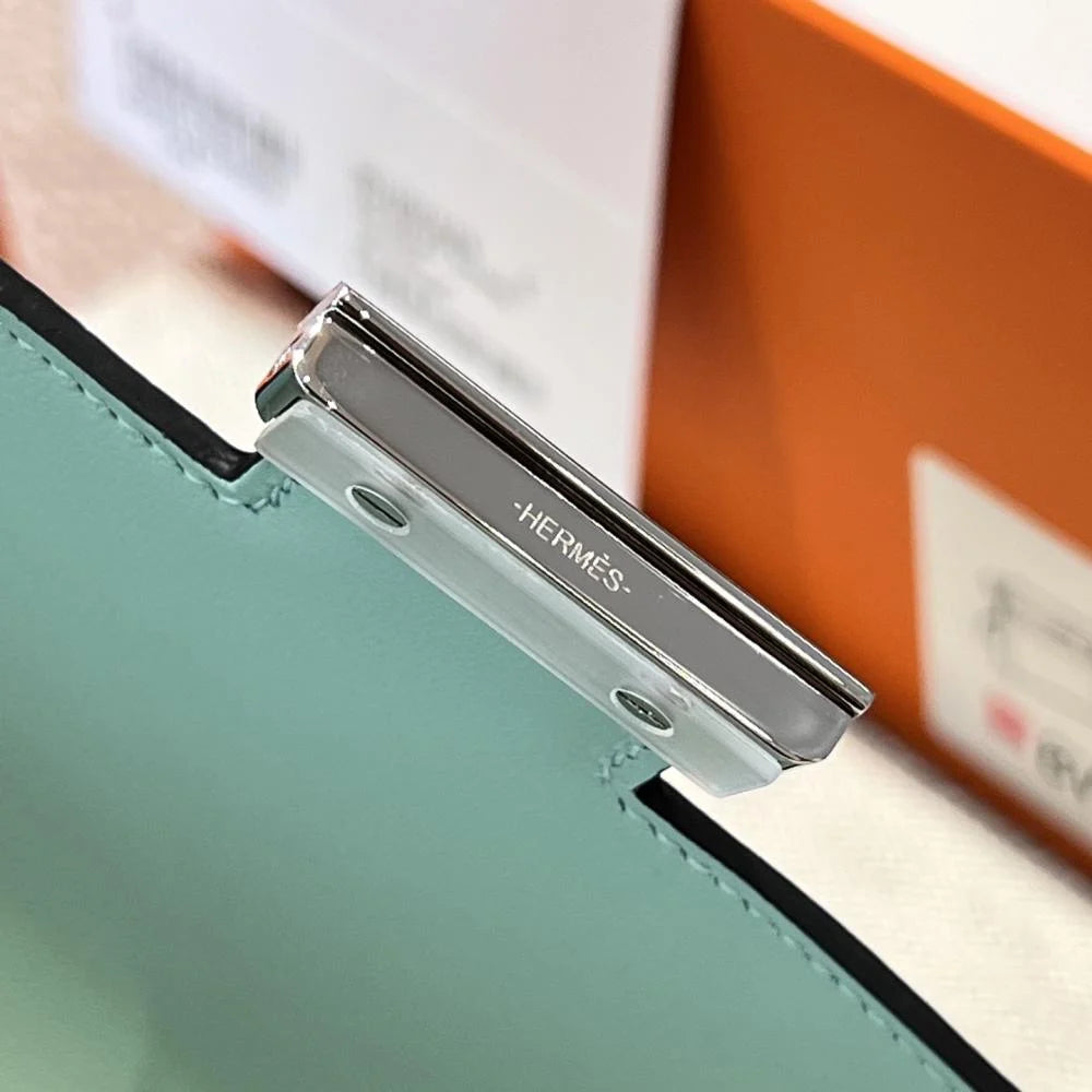 Hermes Constance 18 Green Fizz Crocodille