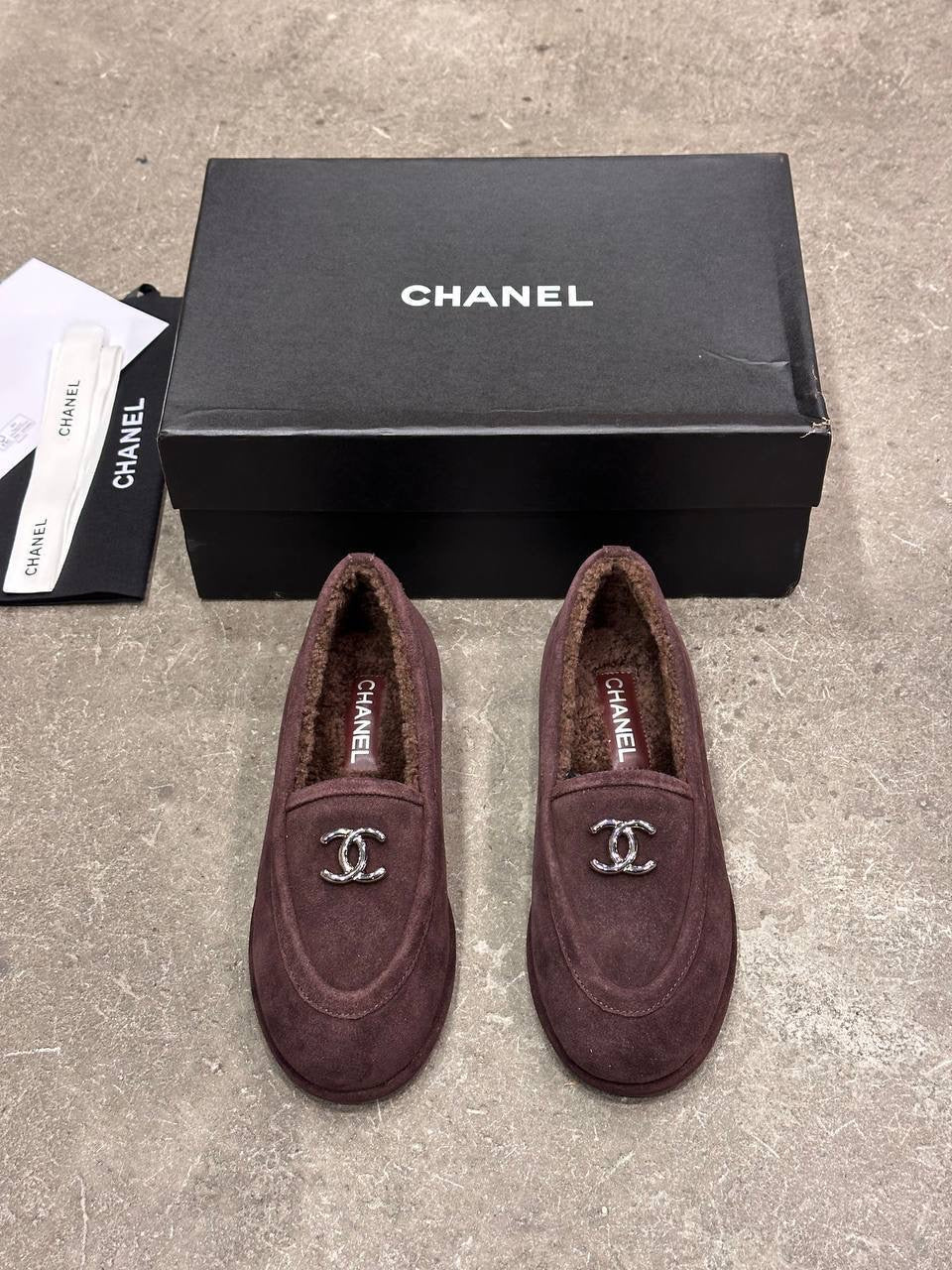 Chanel S24 Kürklü Mokasen - Glimmer of Luxury