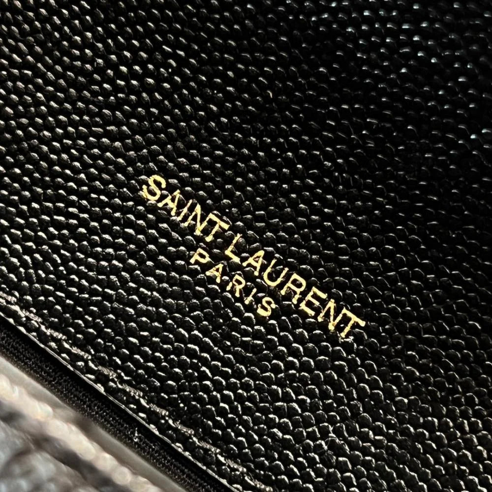 Saint Laurent Logo Leather Small Shoulder Bag