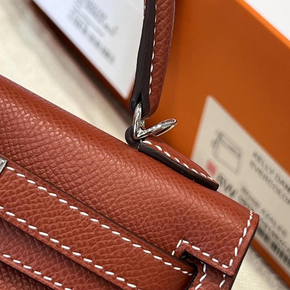 HERMES KELLY 20 MINI SELLIER ANEMONE EPSOM GOLD HARDWARE